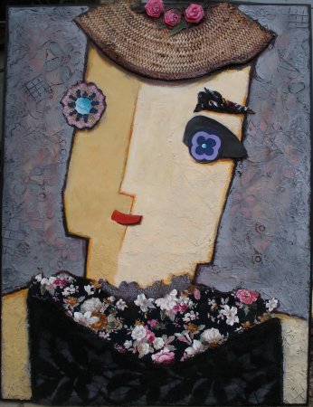 Leone aime les fleurs