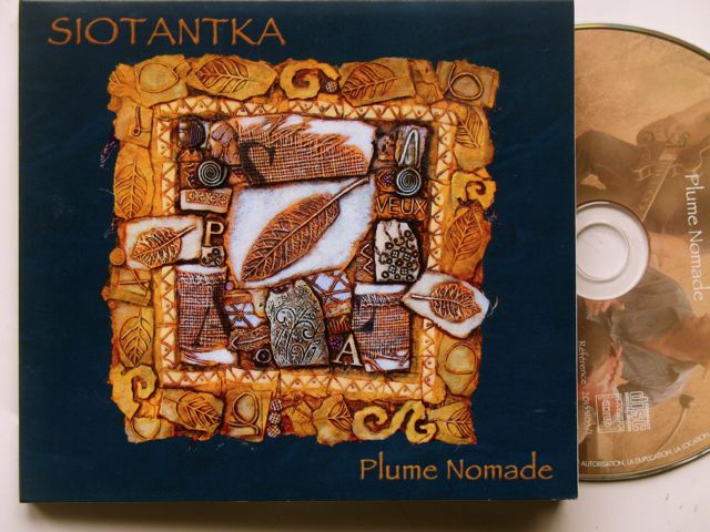 pochette du cd de SIOTANTKA "plume nomade"